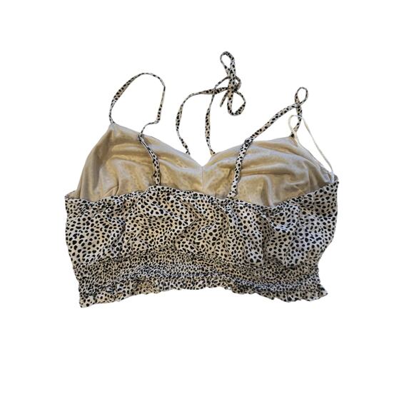 GOA BEACHWEAR BY JAPNA Crop Bandeau Top Sz (L)/ JAPNA Ruffled Mini Skirt (S) - Picture 4 of 7